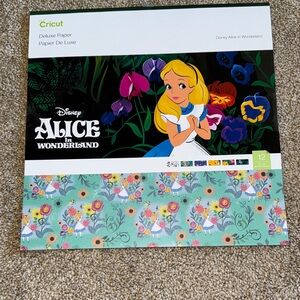 Cricut Alice in Wonderland Deluxe Paper with Floral Design
